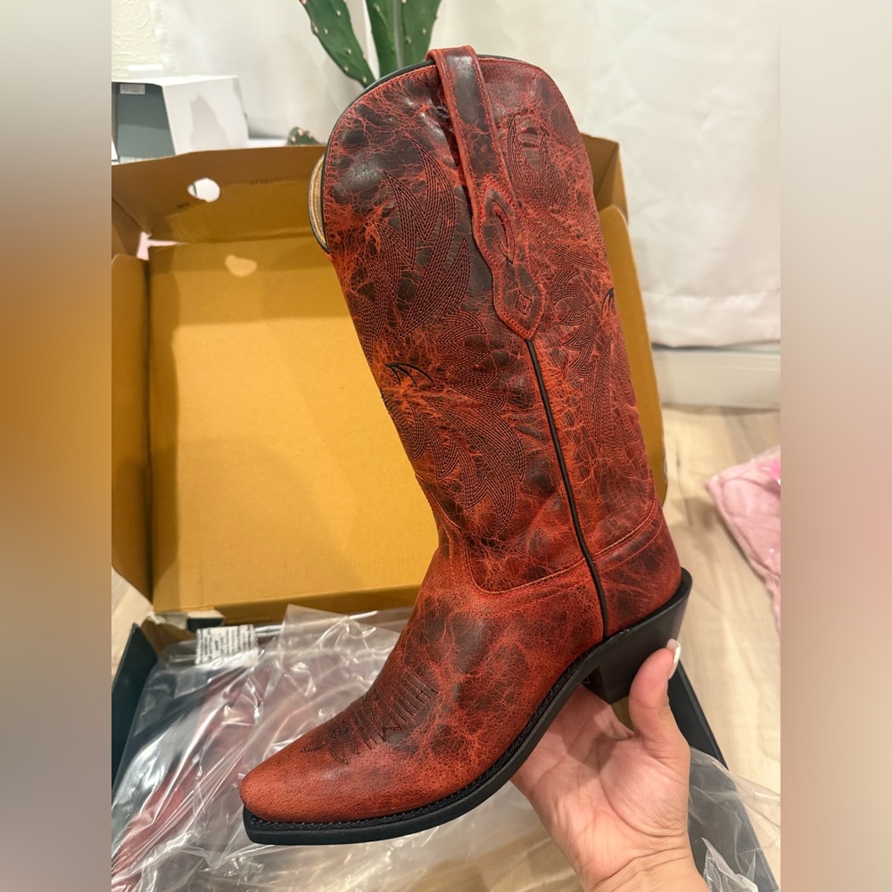Red Western Cowboy Boots